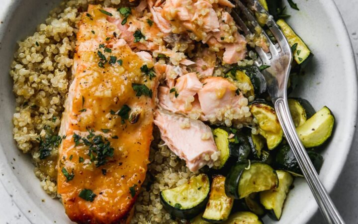 baked ginger miso salmon