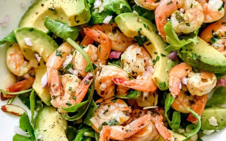 shrimp avocado salad