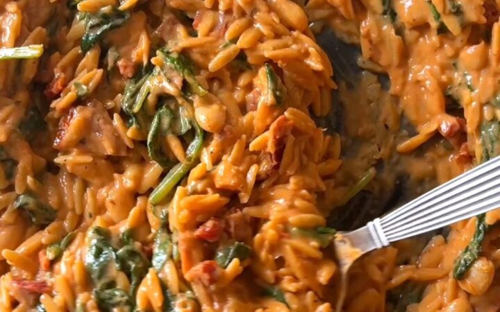 creamy lemon orzo recipe