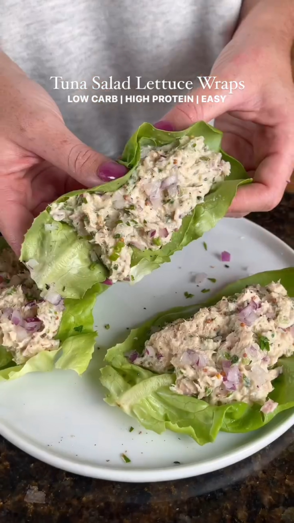 tuna lettuce wraps