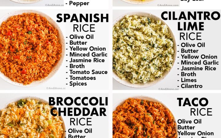 healthy rice dinner