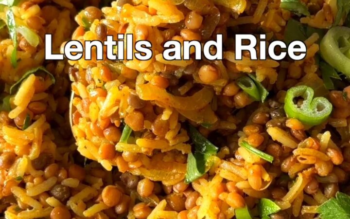 one pan lentils and rice