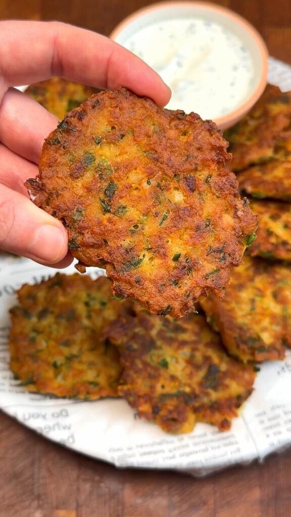 crispy zucchini fritters