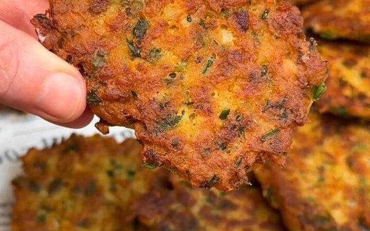 crispy zucchini fritters