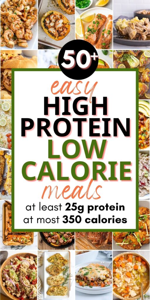 low calorie high protein meals
