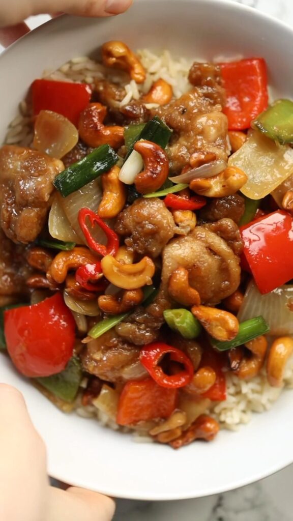 cashew chicken stir fry