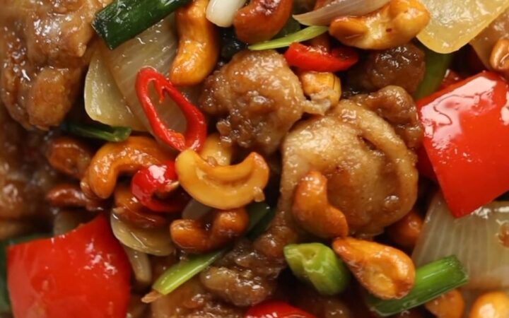 cashew chicken stir fry