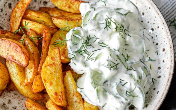 lunch with potatoes