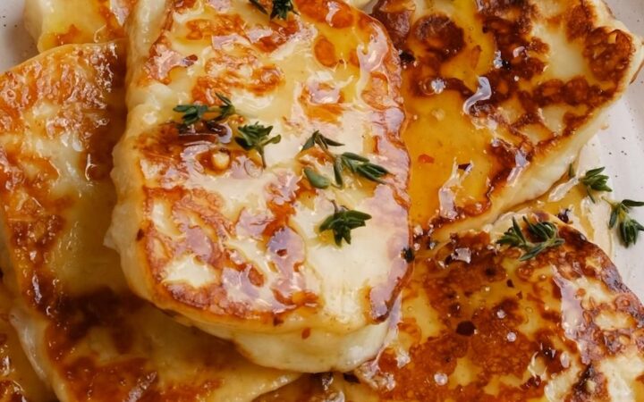 crispy fried halloumi recipe