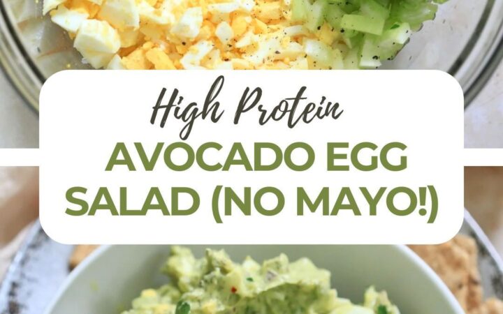 high protein avocado salad