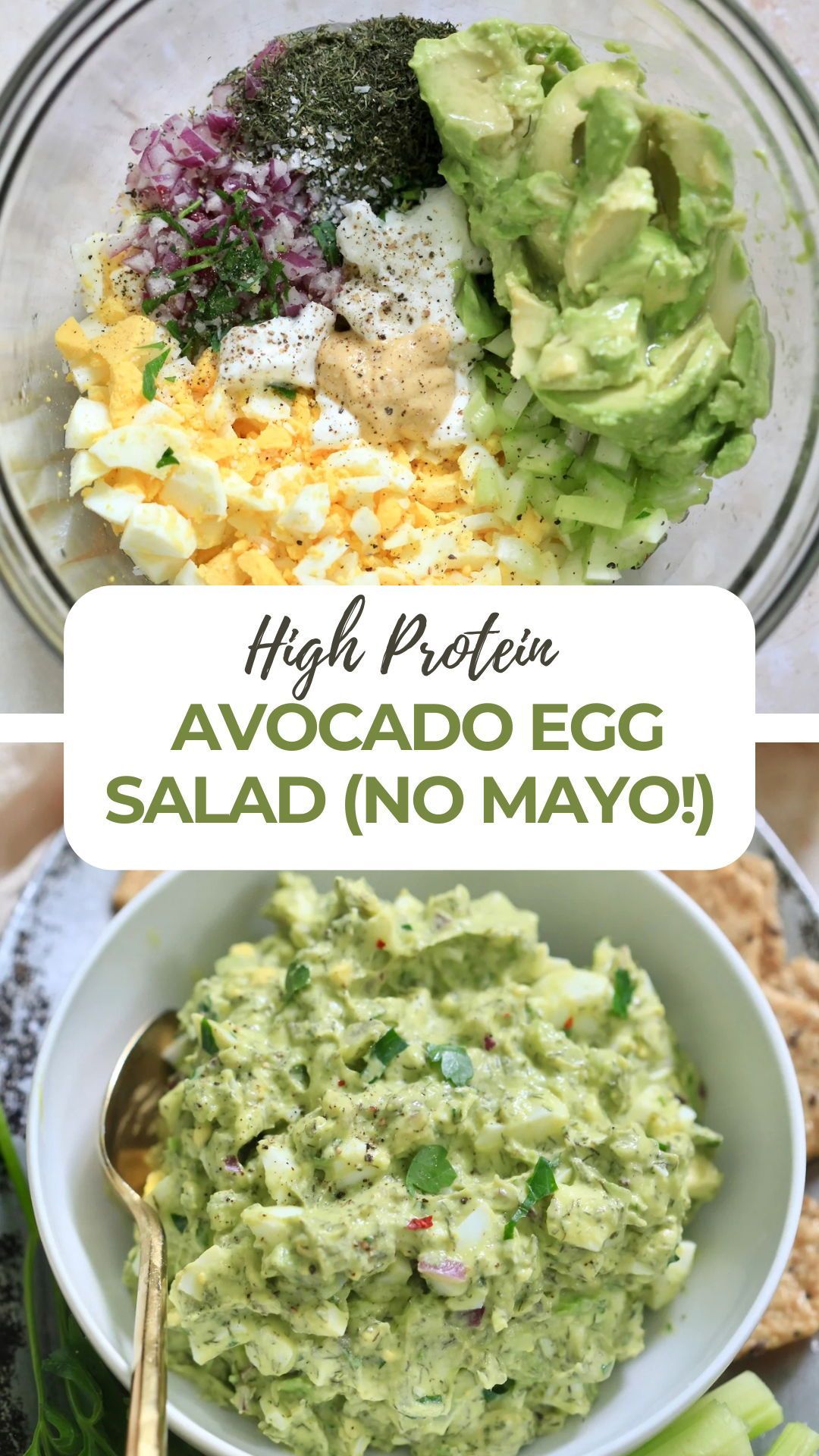 High Protein Avocado Salad
