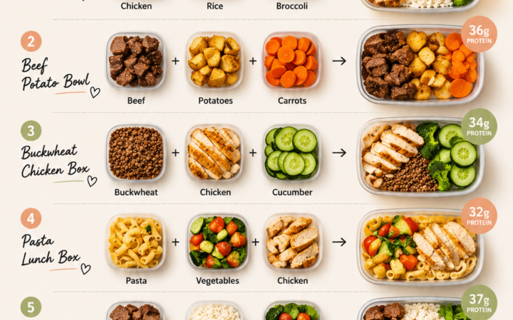 high protein lunch bowls