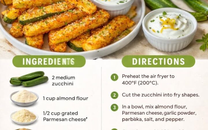air fryer zucchini fries