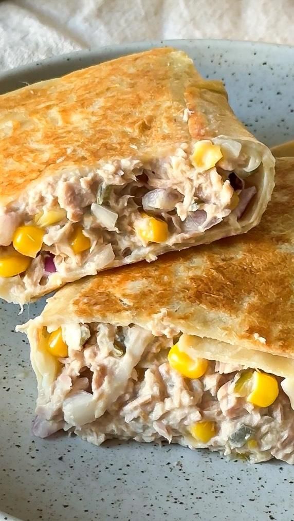 easy tuna melt wrap