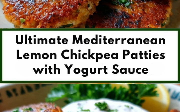 chickpea patties recipe