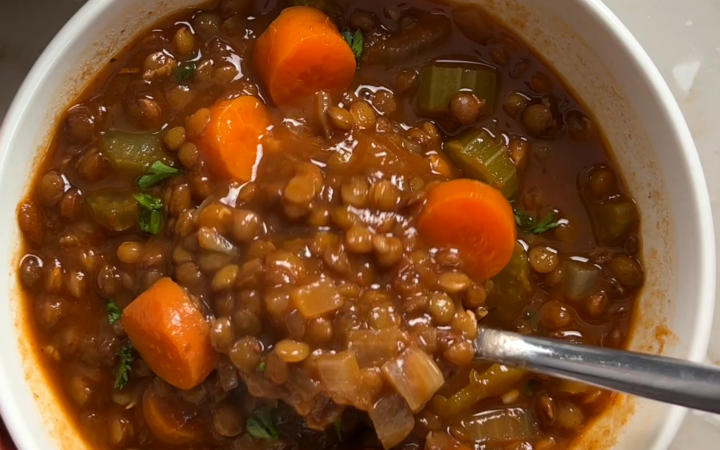 vegan lentil soup recipe