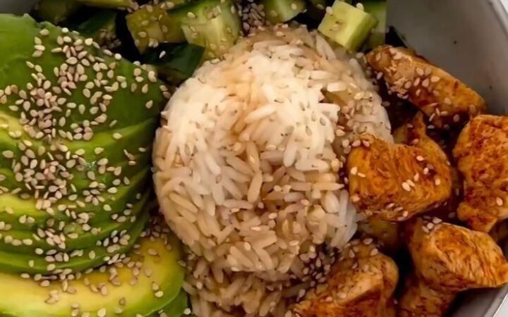 easy healthy rice bowl