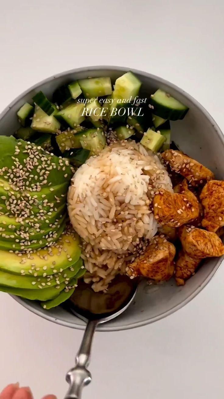 Easy Healthy Rice Bowl
