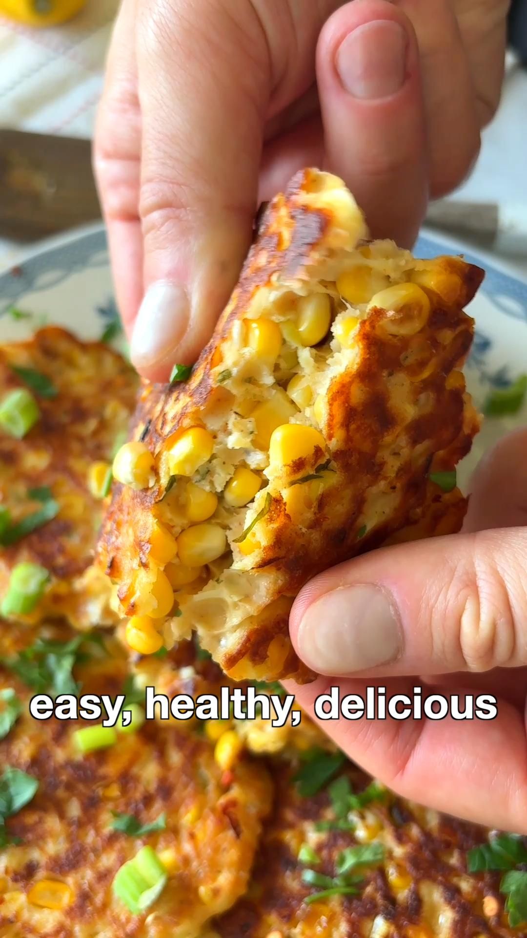 Mediterranean Corn Fritters
