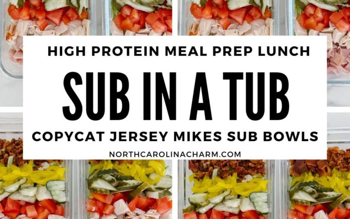 easy protein lunch meal prep