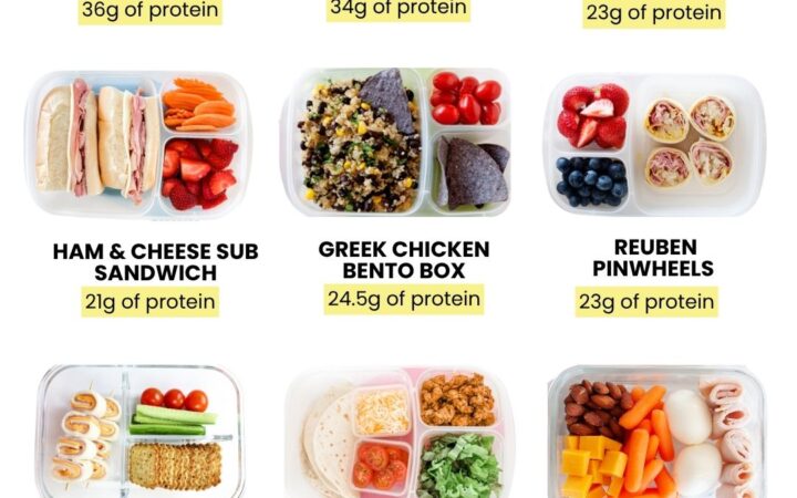 easy prep meals for the week lunch ideas