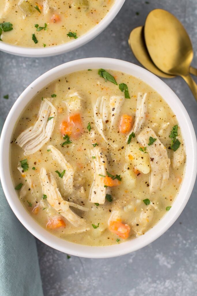 chicken pot pie soup recipe