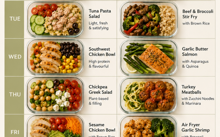healthy lunch ideas for meal prep