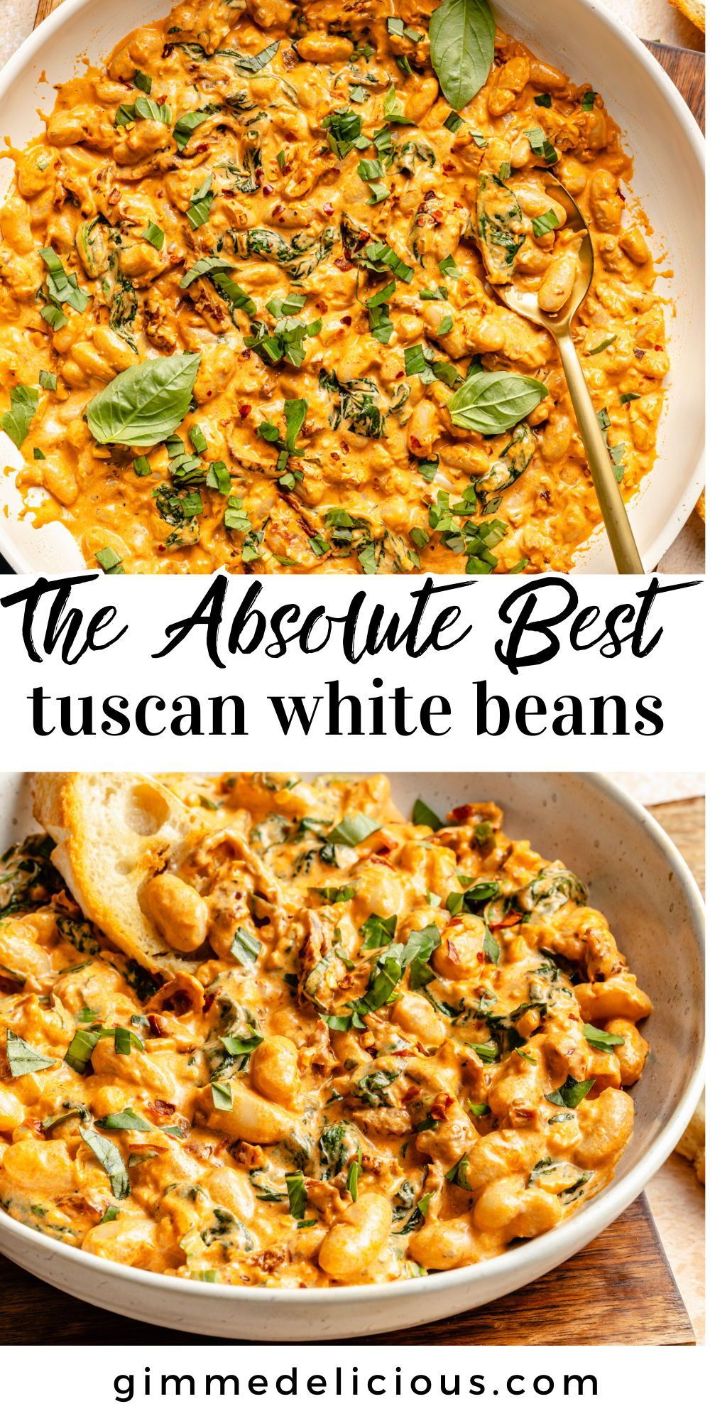 Savory Braised White Beans with Garlic and Herbs