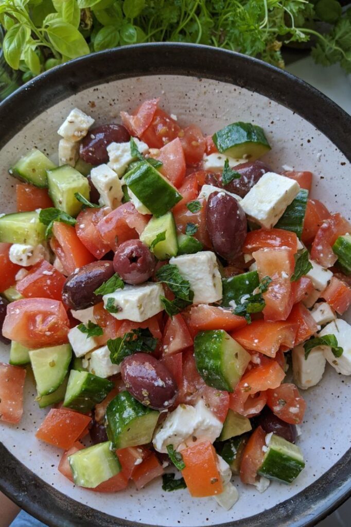 mediterranean chickpea salad
