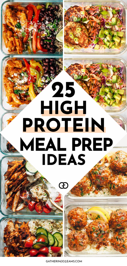 high protein meal prep