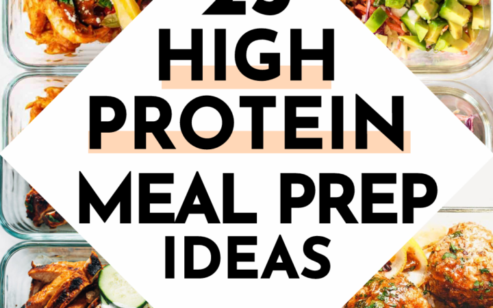 high protein meal prep
