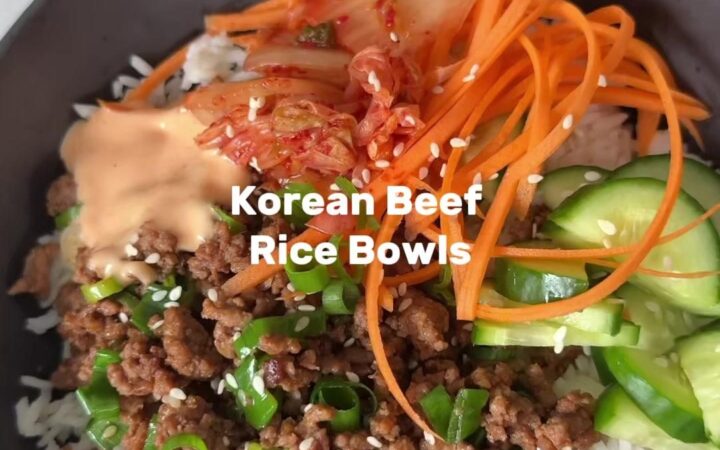 korean beef bowls recipe